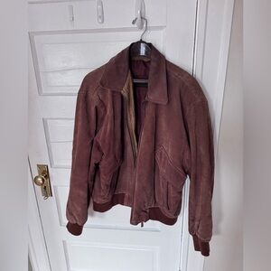 Men's Brown Suede Jacket